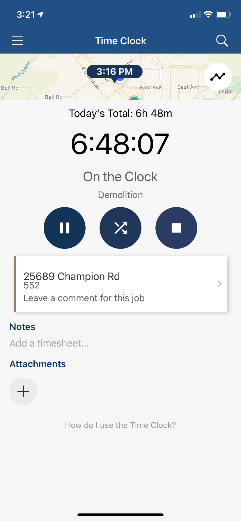 Timecards with ClockShark